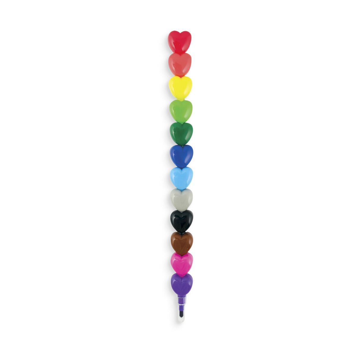 heart to heart stacking crayon, Size: os
