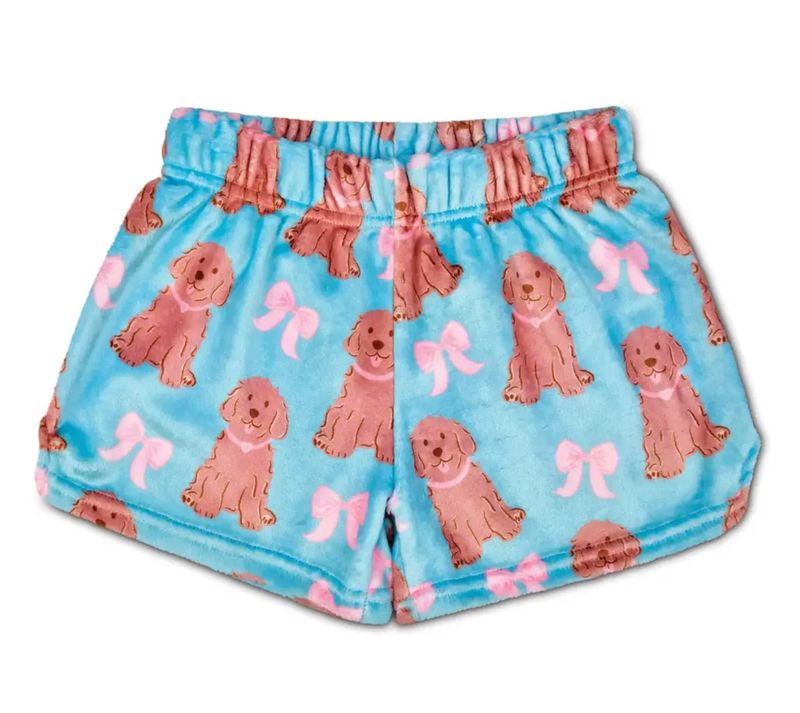 plush shorts