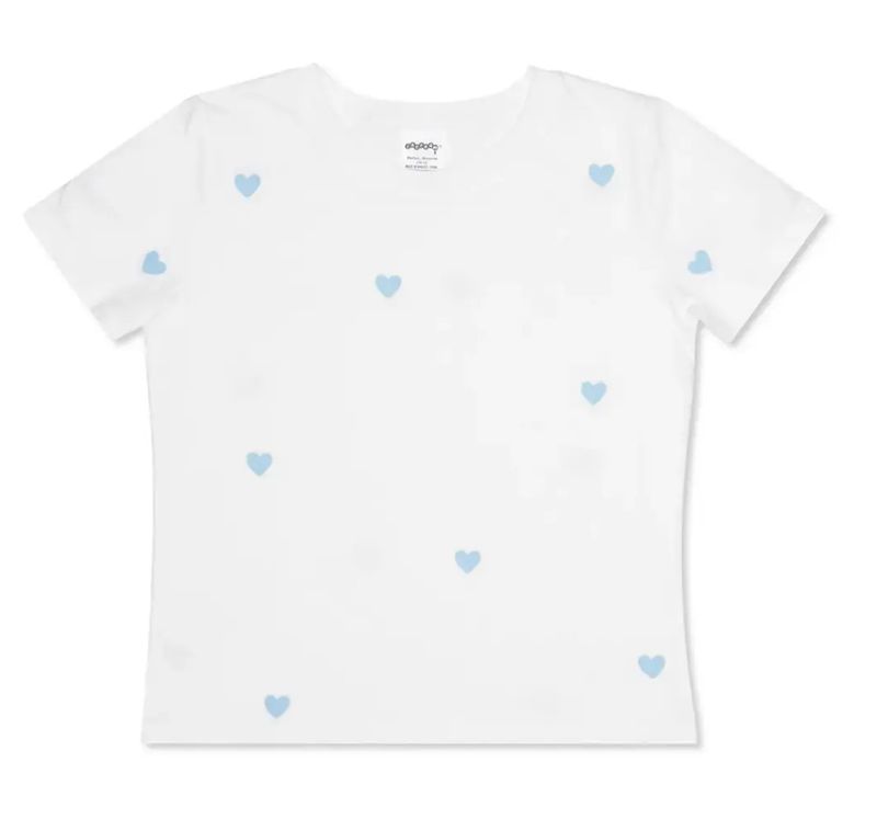 blue hearts t-shirt