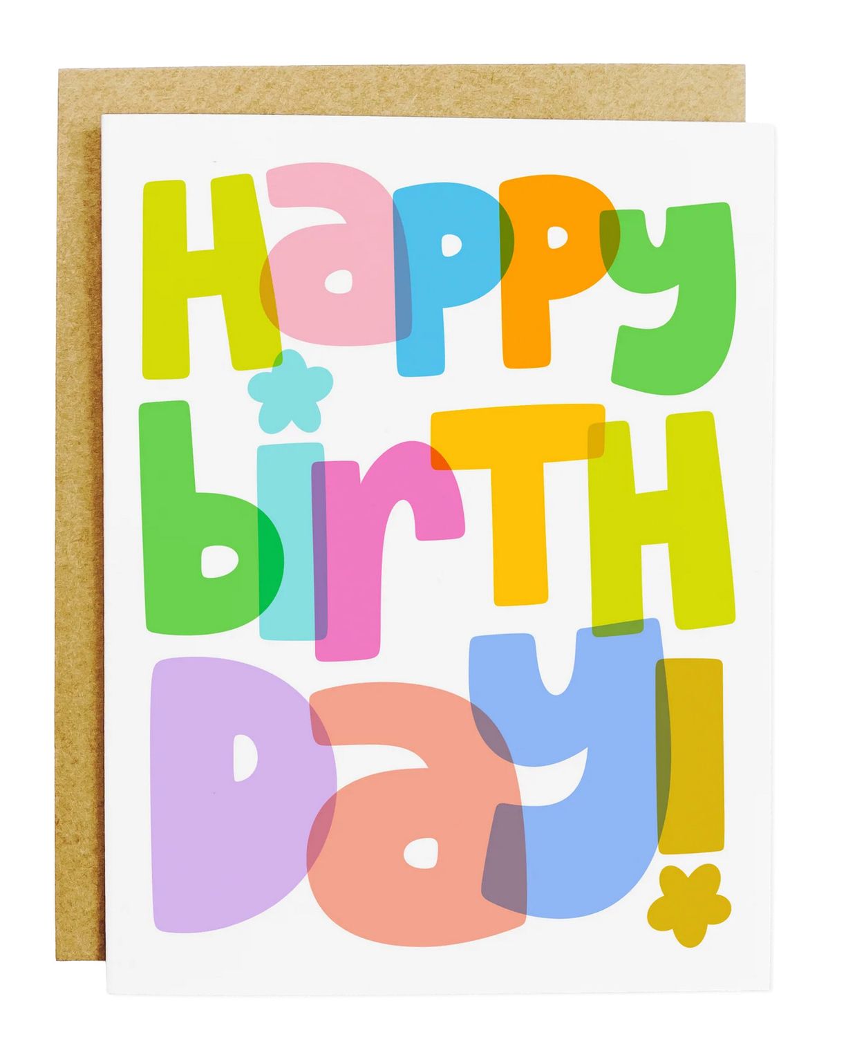 rainbow birthday card