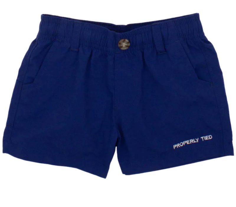mallard short- navy blue