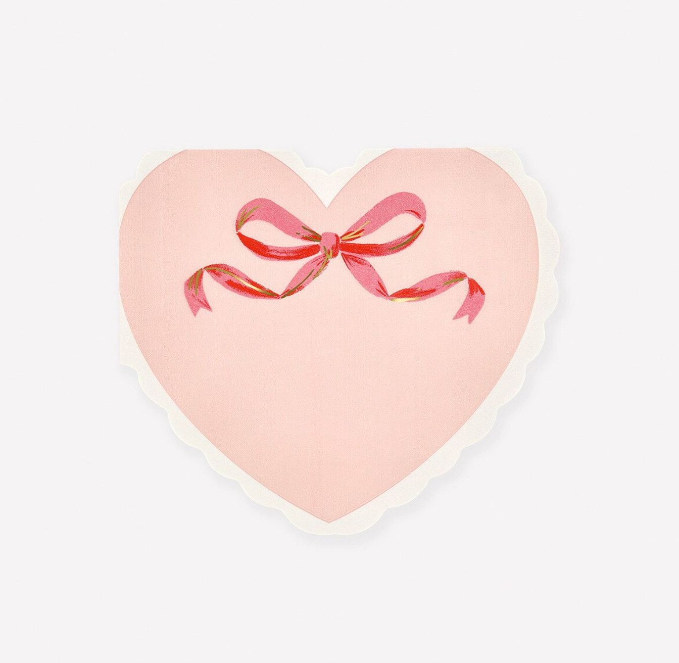 coquette heart large napkins