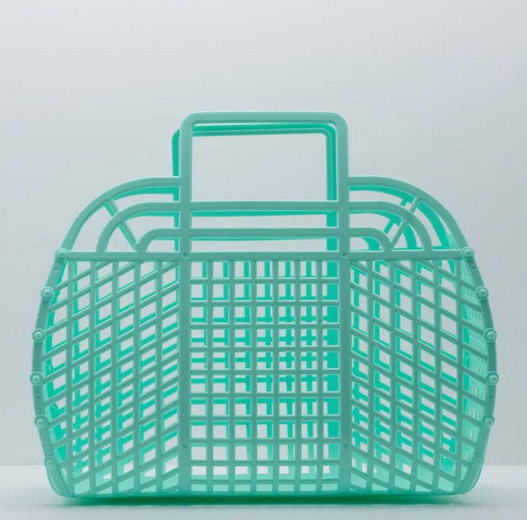 retro jelly basket- large