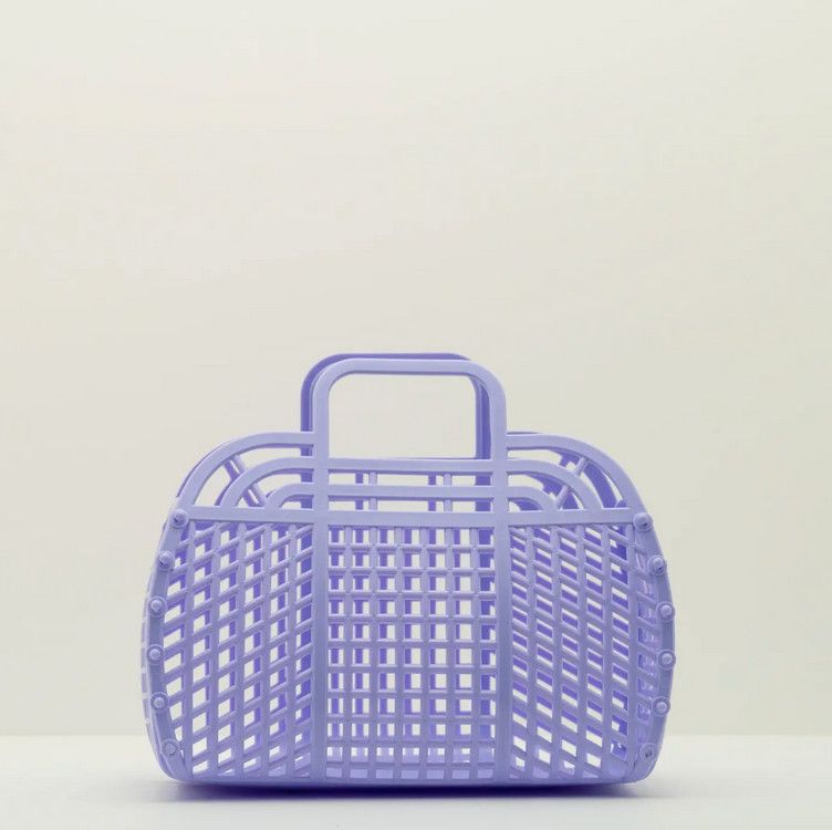 retro jelly basket- medium