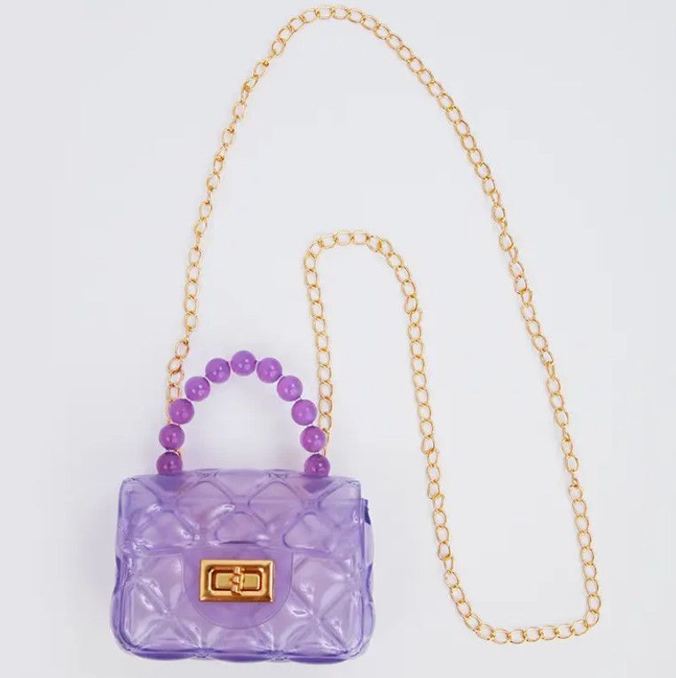 clear jelly purse