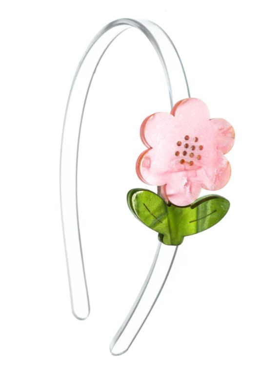 HB pink pearlized flower