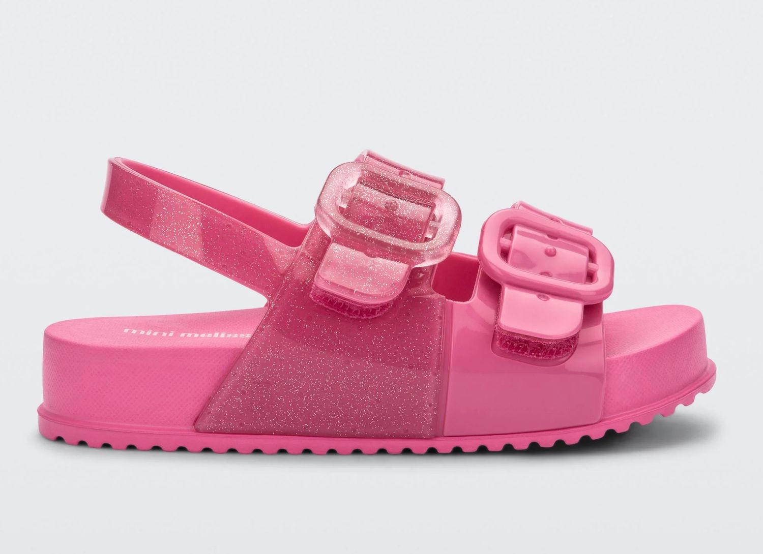 cozy sandal baby- pink glitter