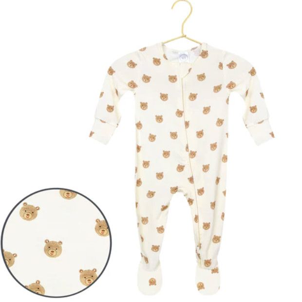 zippered footie