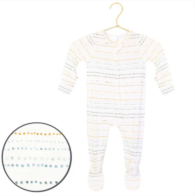 zippered footie