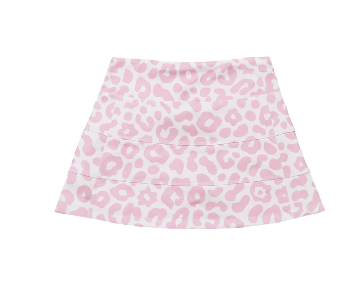 tennis skort, Color: pink leopard, Size: 2