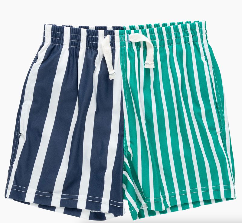 boys swim trunk - multi stripe