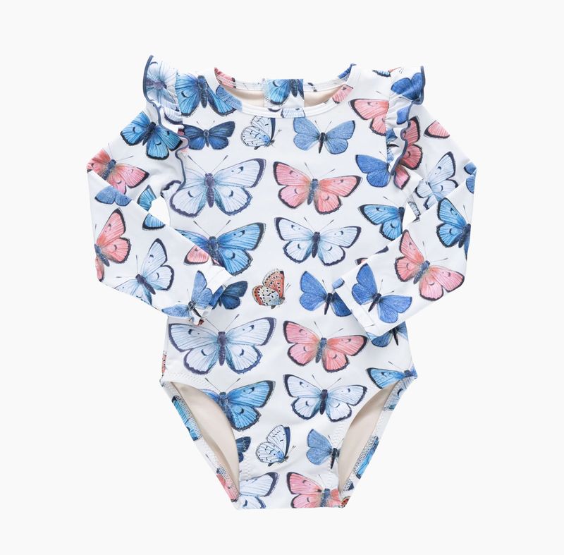 baby girls rachel suit - vintage butterflies
