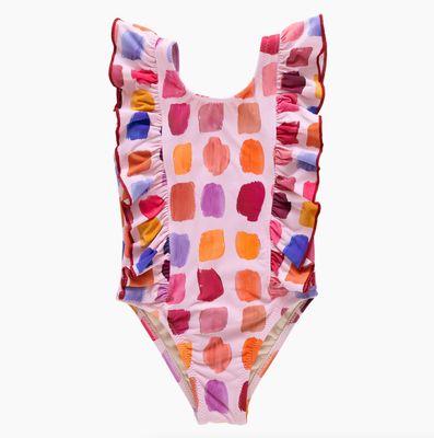 girls katniss suit - pink paint swatches