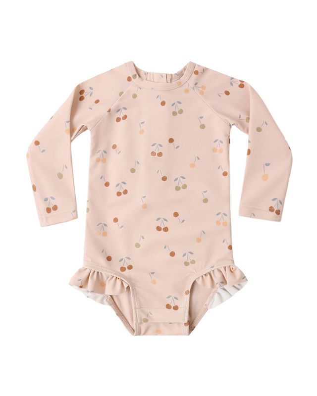 OLIVIA RASHGUARD ONE-PIECE CHERRIES
