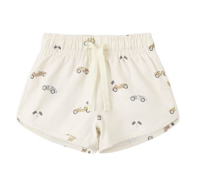 BOYS SWIM SHORT RACE CAR