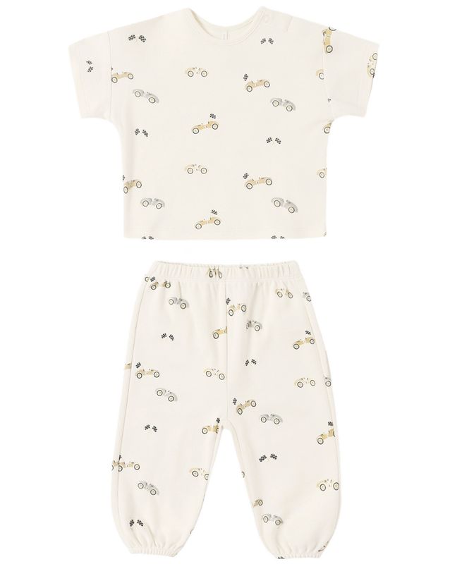 JERSEY TEE + PANT SET RACE CAR
