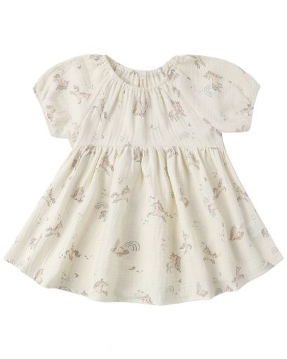 BELLA DRESS UNICORNS, Color: IVORY, Size: 6-12M