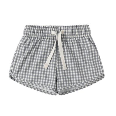 BOYS SWIM SHORT OCEAN GINGHAM