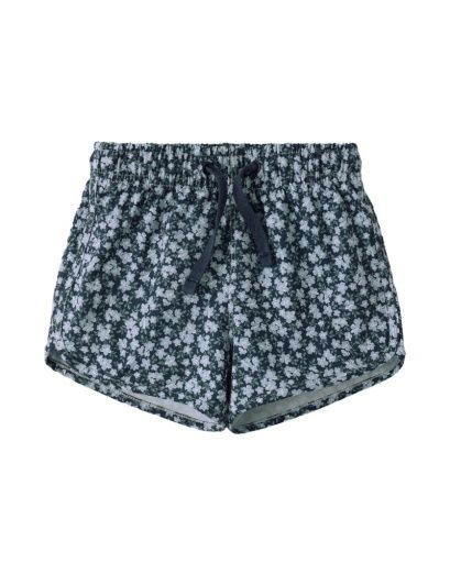 SWIM TRUNK NAVY FLORAL, Color: NAVY, Size: 3-6M