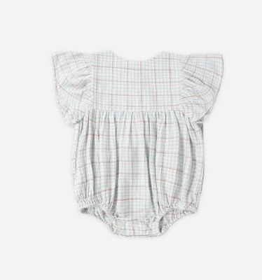 KALEA ROMPER LIGHT BLUE PLAID