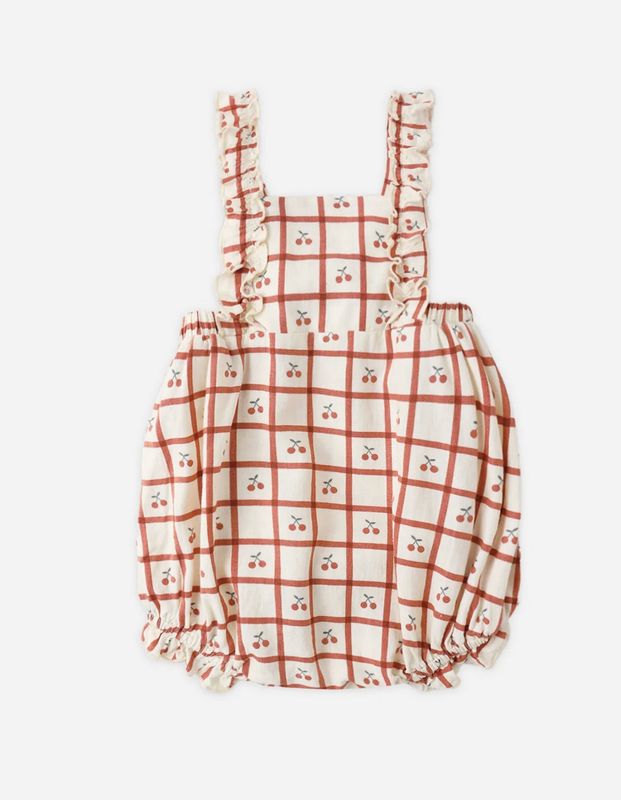 CHIARA ROMPER CHERRY CHECK