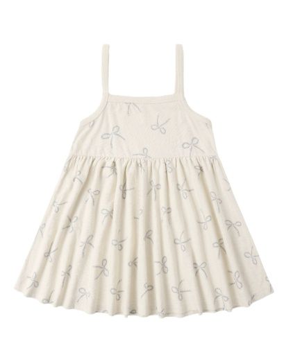 LEA DRESS SAILOR BOWS, Color: NATURAL, Size: 2-3Y