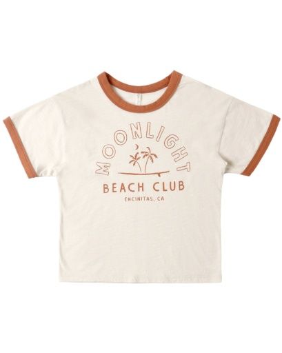 RINGER TEE MOONLIGHT, Color: NATURAL, Size: 2-3Y
