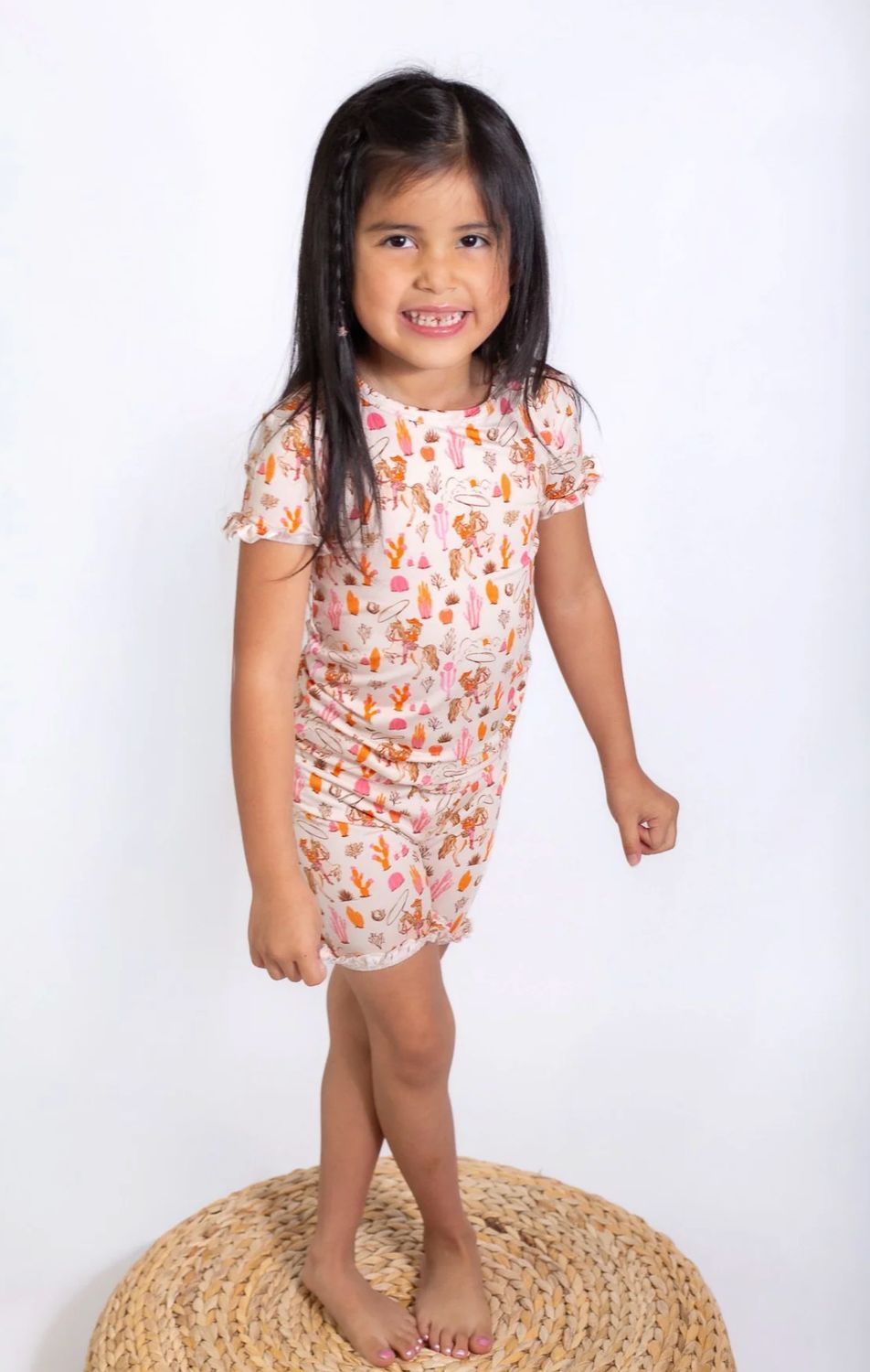 saddle up shorts pj set