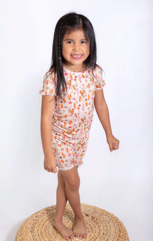 saddle up shorts pj set