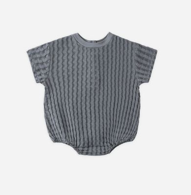 RELAXED BUBBLE ROMPER OCEAN