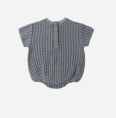 RELAXED BUBBLE ROMPER OCEAN