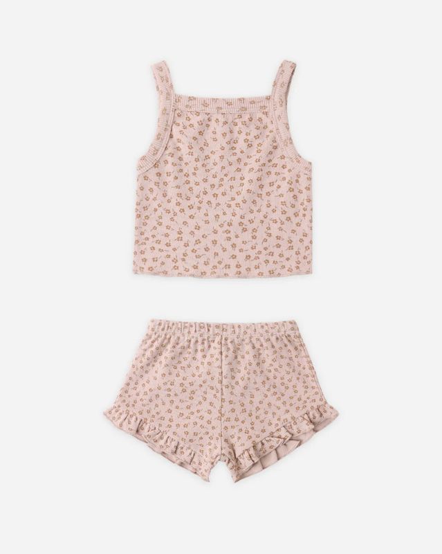EVIE TANK + SHORTIE SET POSY