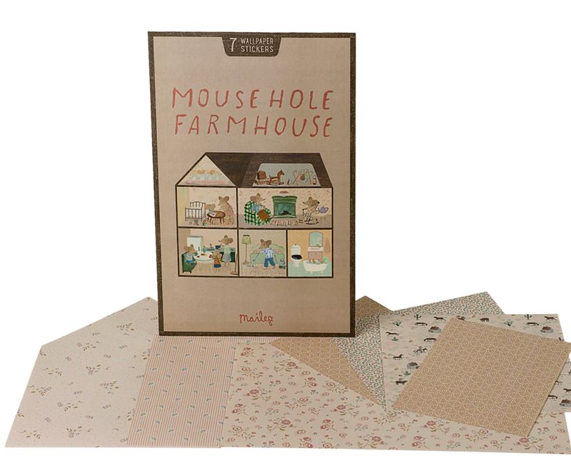 wallpaper set, mouse hole farmhouse