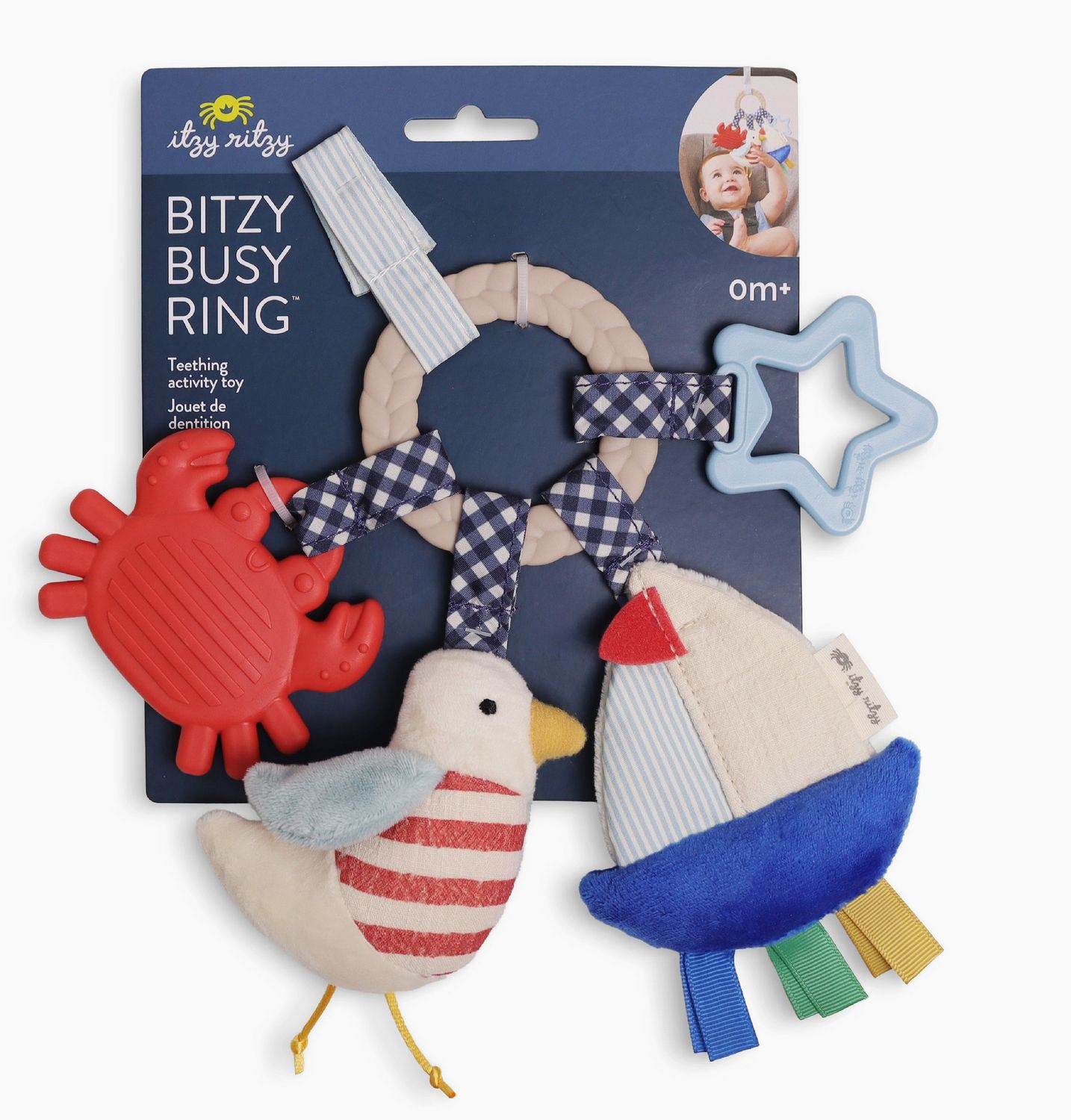 bitzy busy ring- nautical