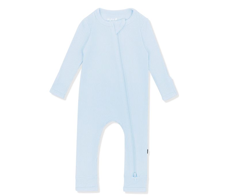zippered romper- breeze