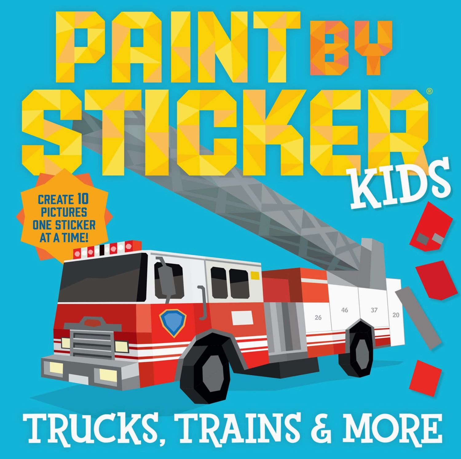 Paint by Sticker Kids: Trucks, Trains &amp; More