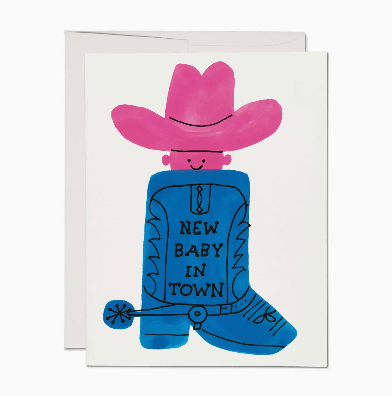 boot baby card