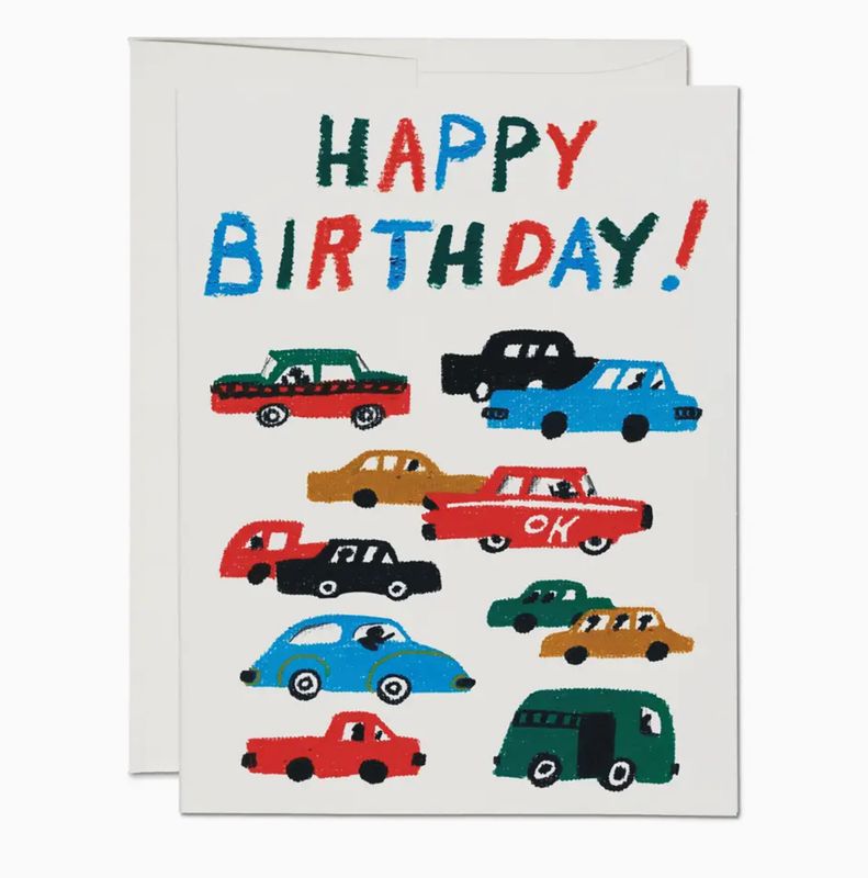 birthday traffic card