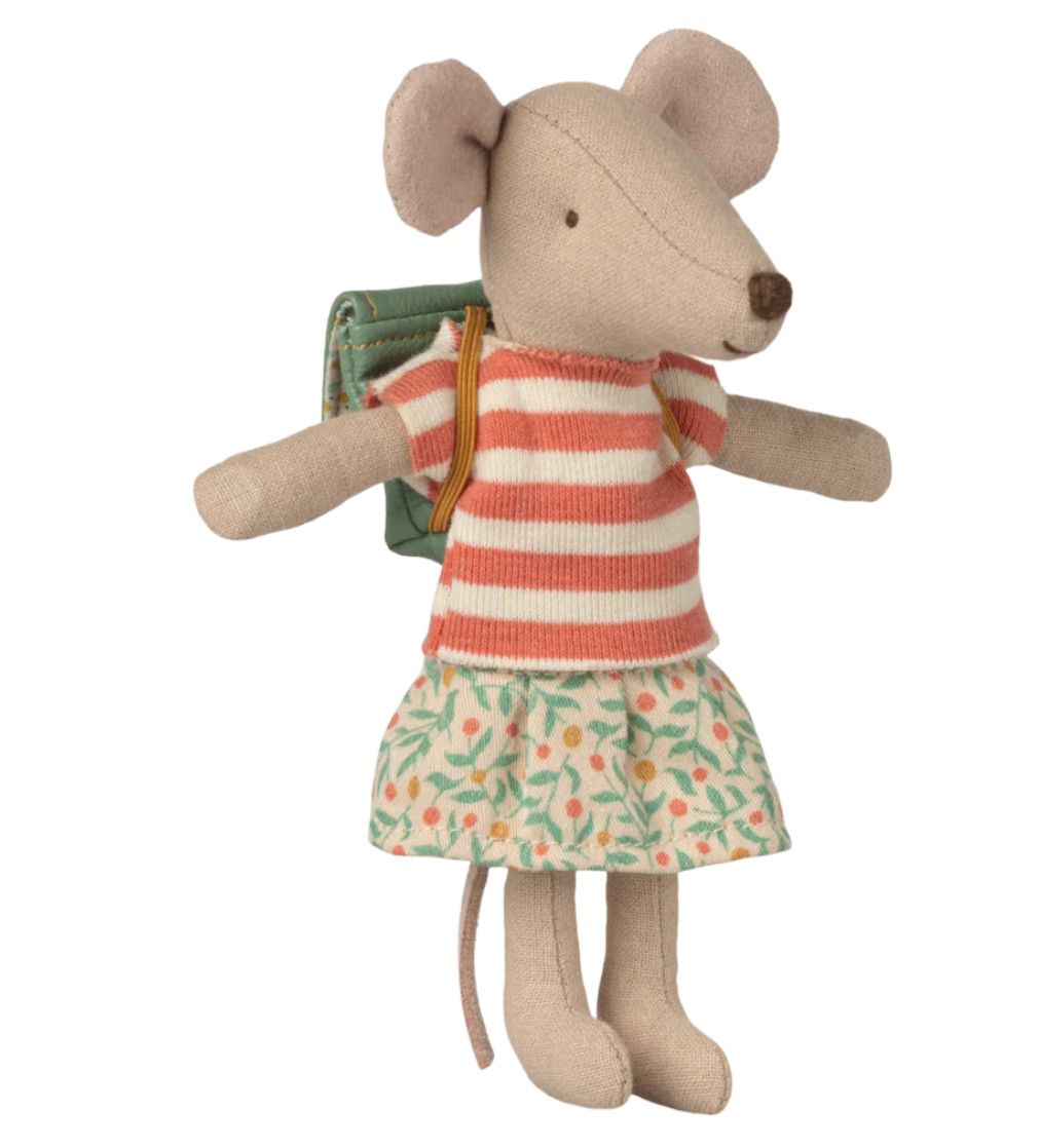 tricycle mouse, big sister- green