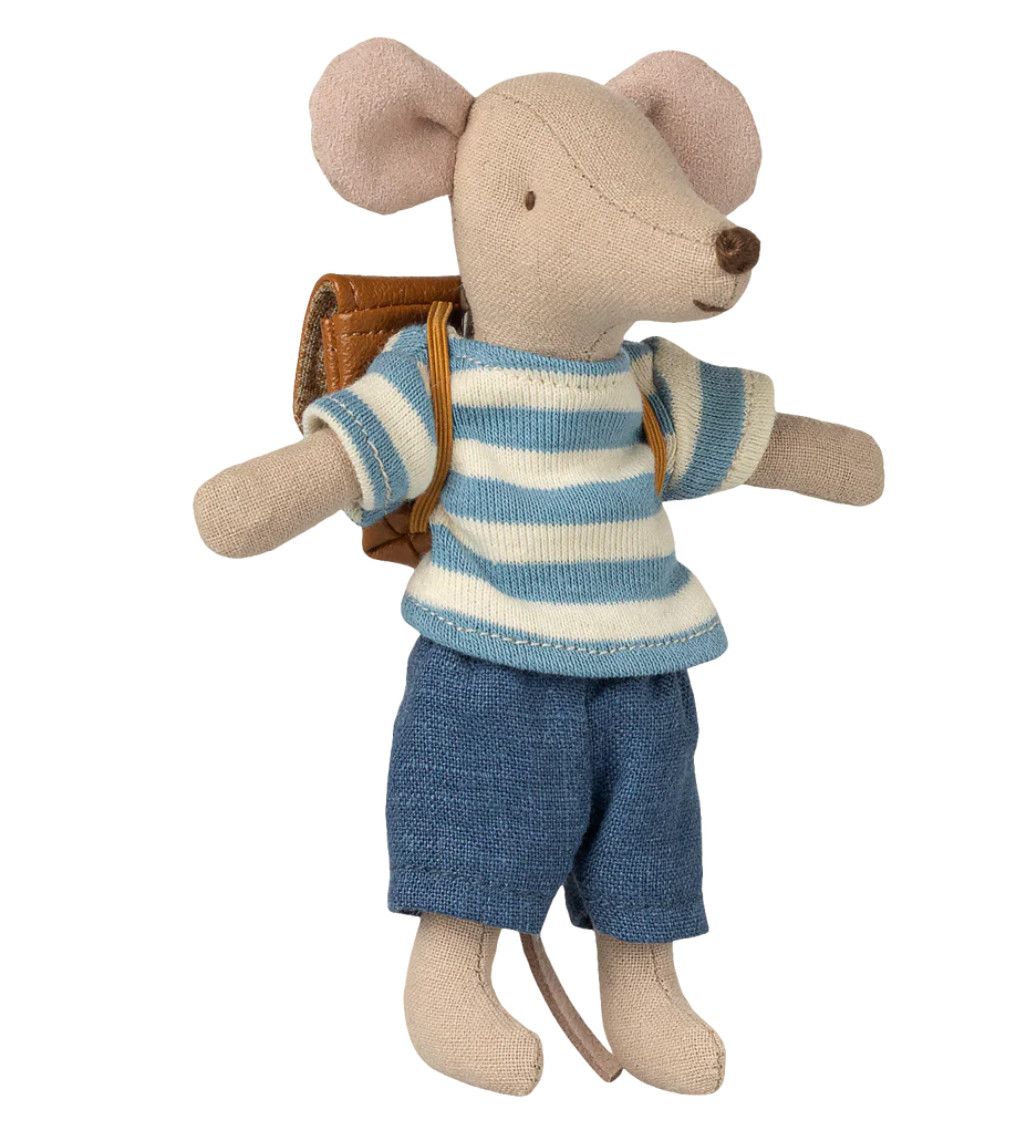 tricycle mouse, big brother- brown