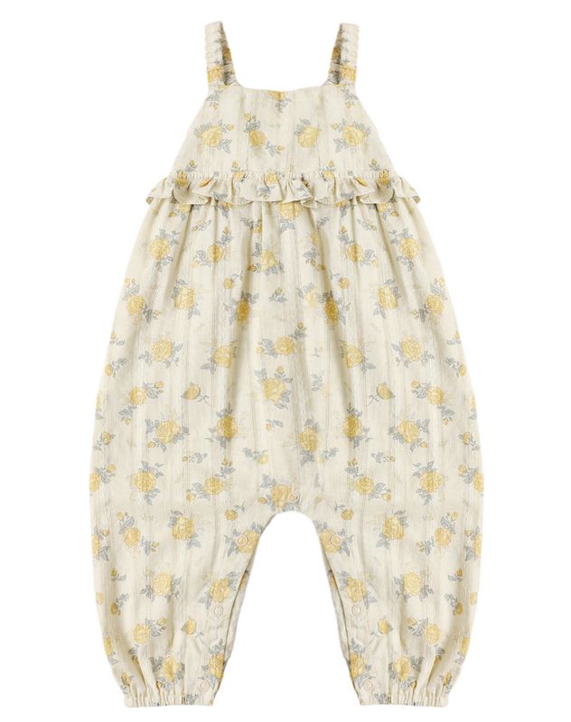KINSLEY JUMPSUIT LEMON DITSY FLOWER