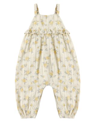 KINSLEY JUMPSUIT LEMON DITSY FLOWER