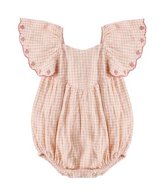 ROXY ROMPER PETAL GINGHAM