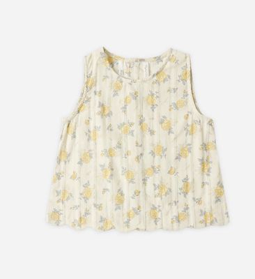 LENNY TOP LEMON DITSY FLOWER