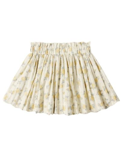 LENNY SKIRT LEMON DITSY FLOWER, Color: NATURAL, Size: 2-3Y