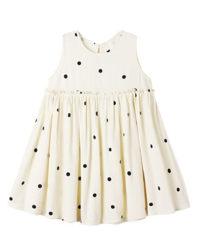 HARPER DRESS POLKA DOT, Color: NATURAL, Size: 2-3Y
