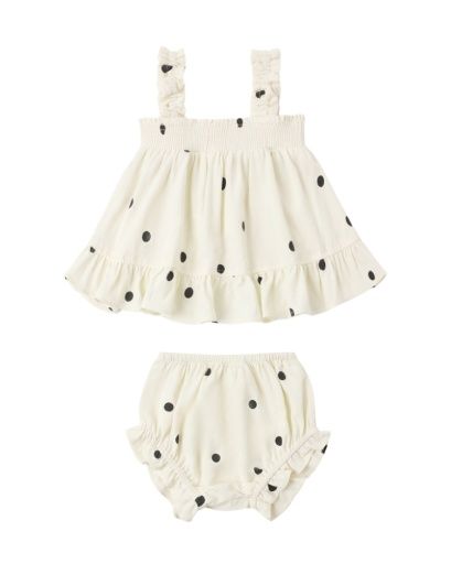 LALA SET POLKA DOT, Color: NATURAL, Size: 0-3M