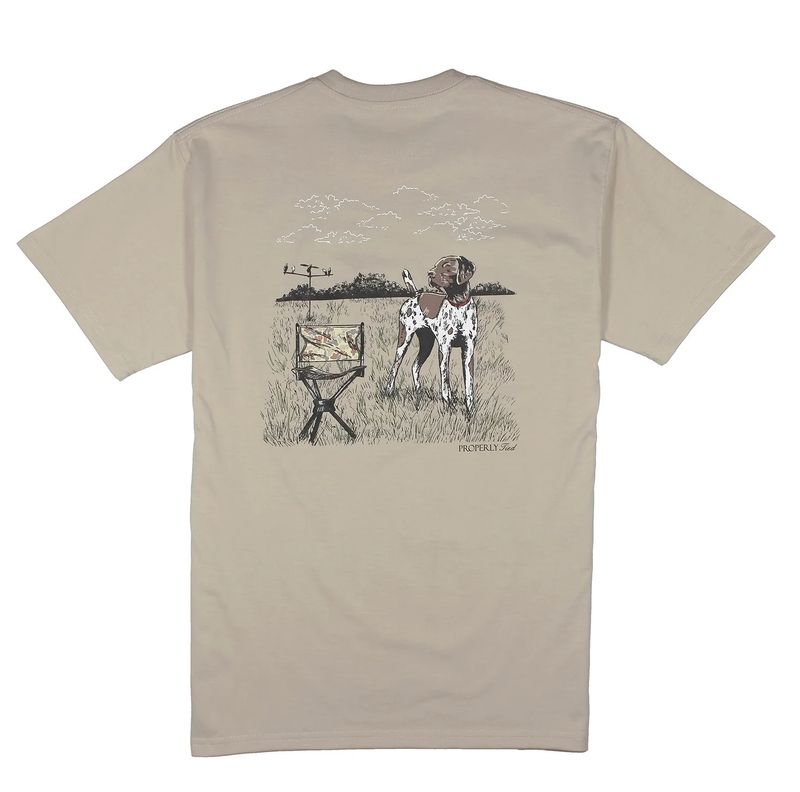 dove hunt SS tee- linen
