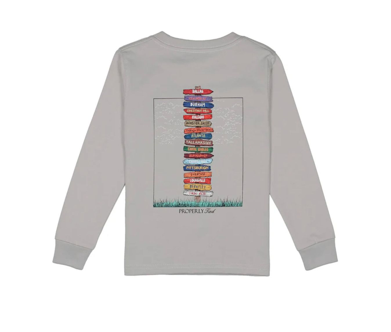 ACC showdown LS tee- ice grey