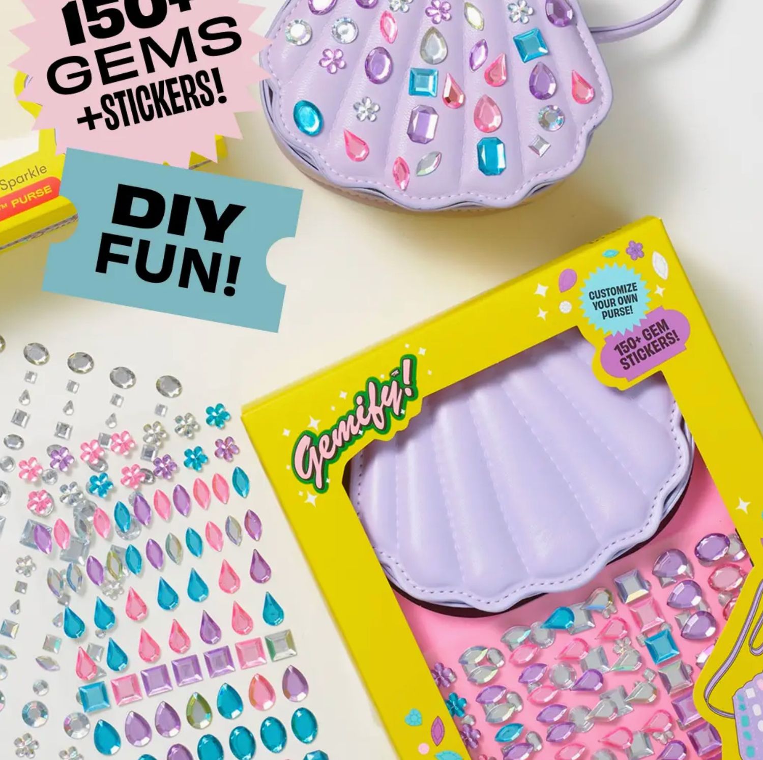 mermaid sparkle gemify purse